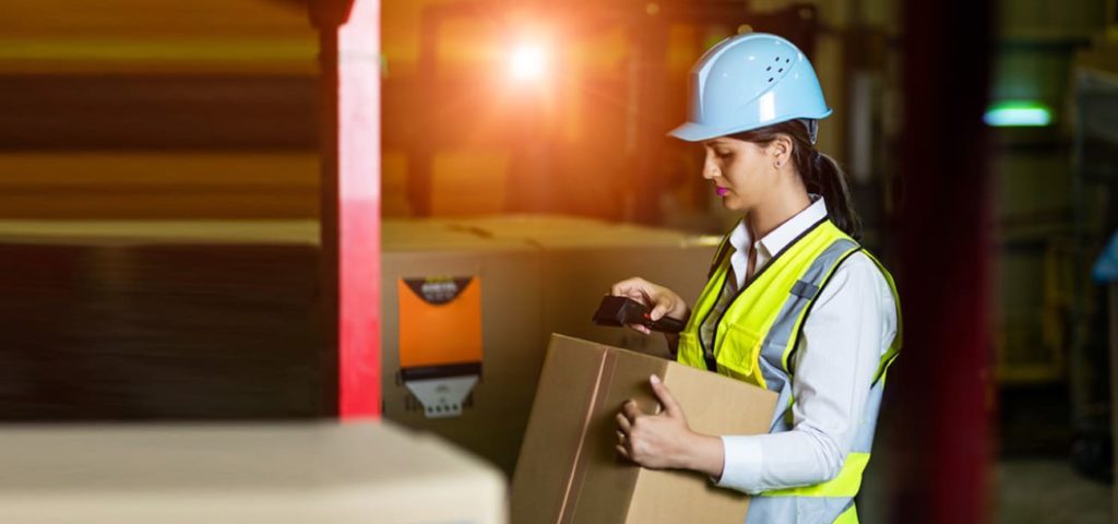 person performing supply chain inventory optimization