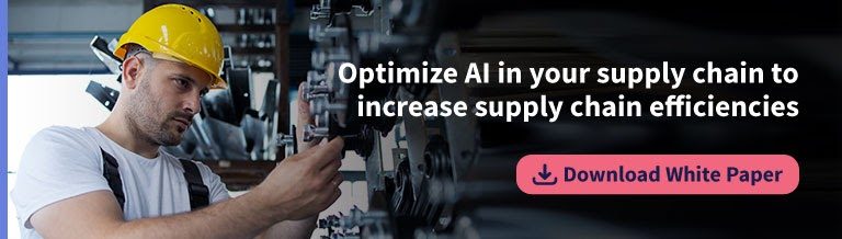 Download WhitePaper to optimize AI in your supply chain to increase absolute supply chain efficiency.