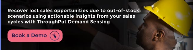 Recover lost sales opportunities due to out-of-stock scenarios using actionable insights from your sales cycles with ThroughPut Demand Sensing. Schedule Demo Now!