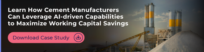 Learn how cement manufacturers can leverage AI-driven capabilities to maximize working capital savings across their supply chain. Download free case study now.