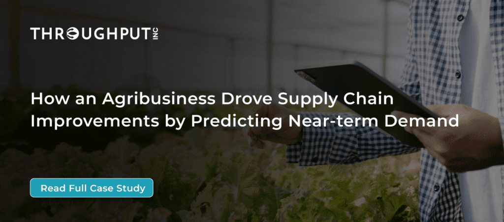 Case Study on the use of prescriptive analytics in the agribusiness for demand forecasting