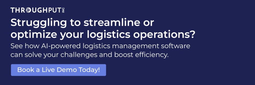 Struggling to streamline or optimize your logistics operations - book a live demo