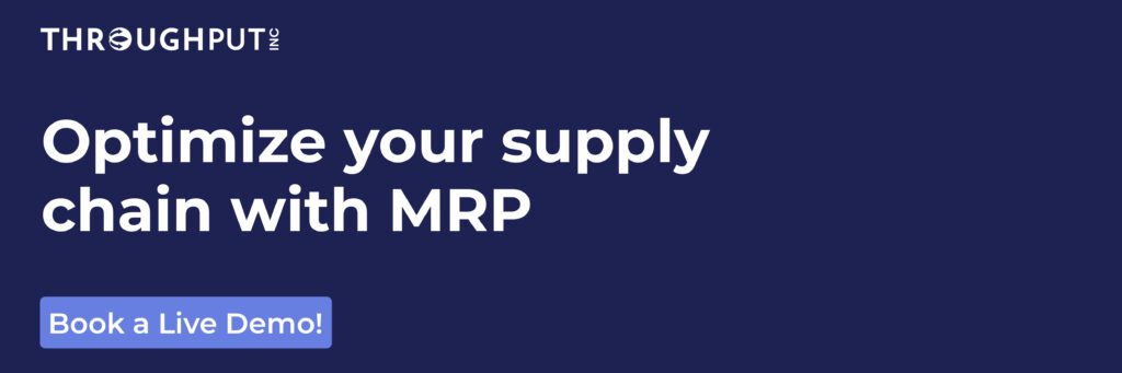 Optimize your supply chain with MRP