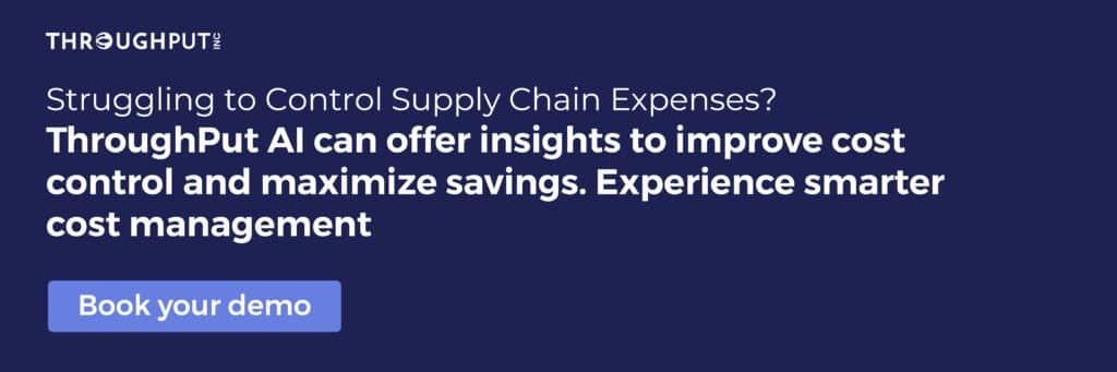 Struggling To Control Supply Chain Expenses - ThroughPut AI Can Offer Insights To Improve Cost Control And Maximize Savings Experience Smarter Cost Management - Book A Live Demo Today