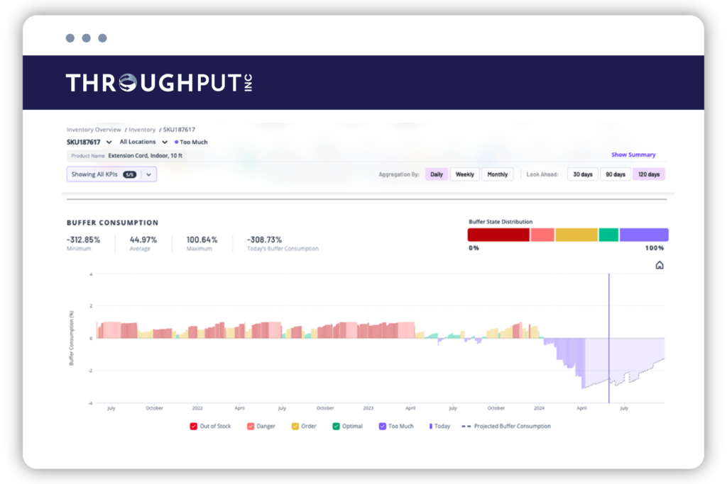 Buffer Consumption - ThroughPut AI Inventory Module